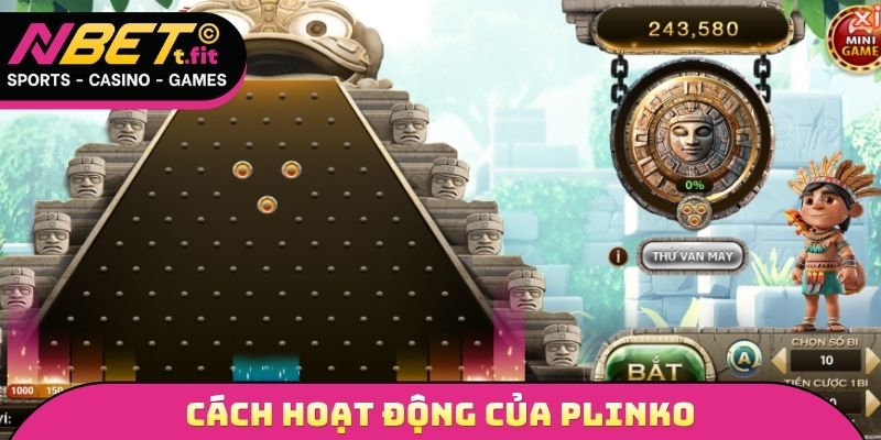 Cách hoạt động của Plinko