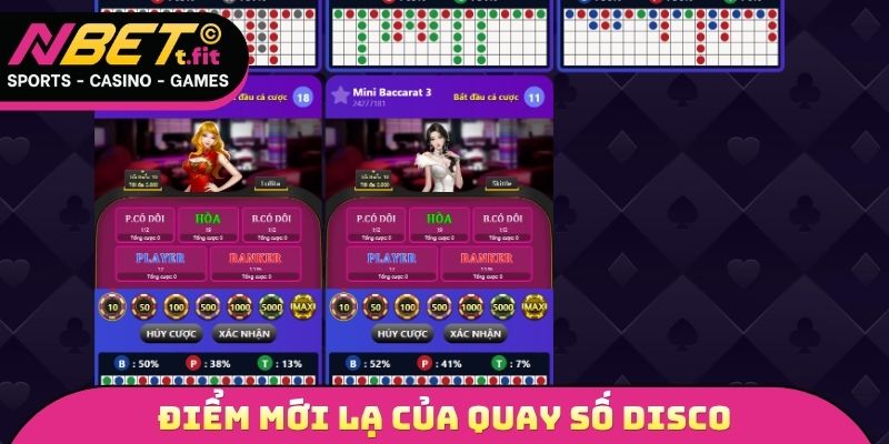 Điểm mới lạ của quay số Disco