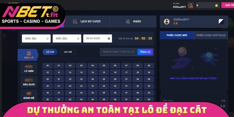 Dự thưởng an toàn tại lô đề đại cát