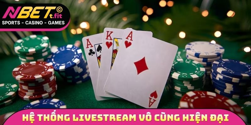 Hệ thống livestream vô cùng hiện đại có tại sảnh Sexy Baccarat