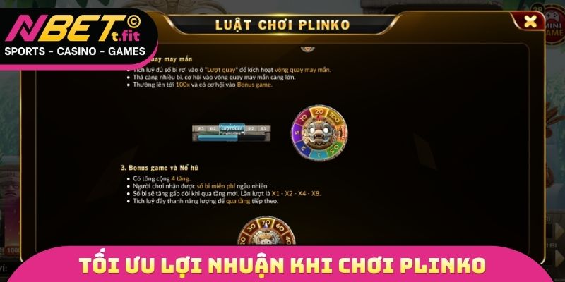 Tối ưu lợi nhuận khi chơi Plinko