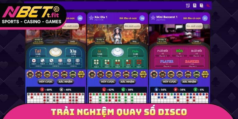 Trải nghiệm quay số Disco