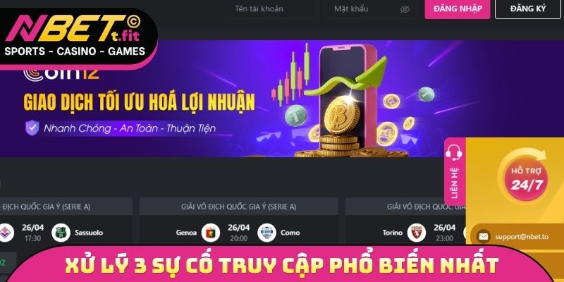 Xử lý 3 sự cố truy cập phổ biến nhất